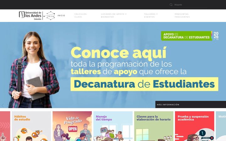 Capture d'écran de comunidadorion.uniandes.edu.co