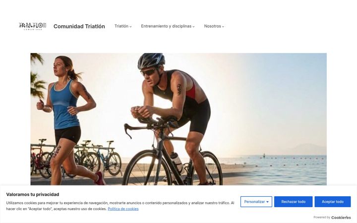 Screenshot of comunidadtriatlon.com