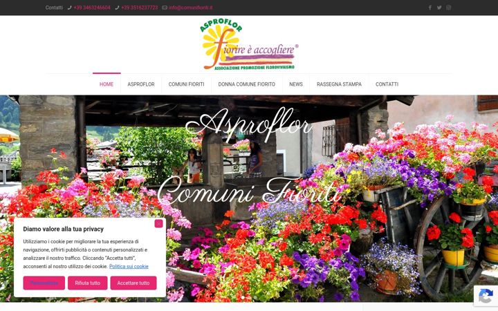 Screenshot of comunifioriti.it