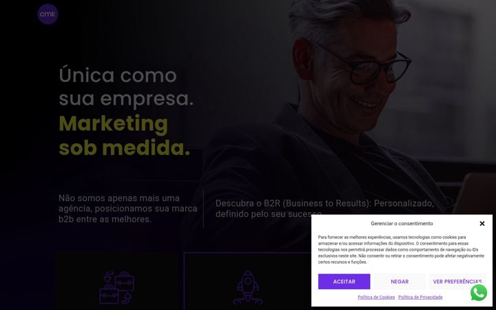 Captura de ecrã de comunikagencia.com.br
