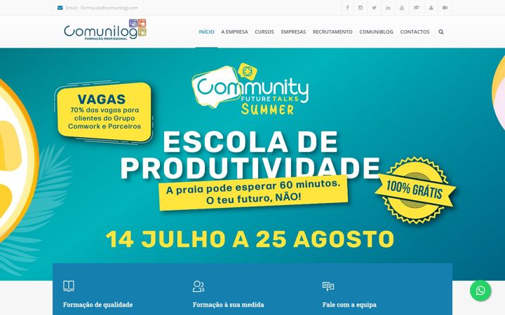 Screenshot of comunilog.com
