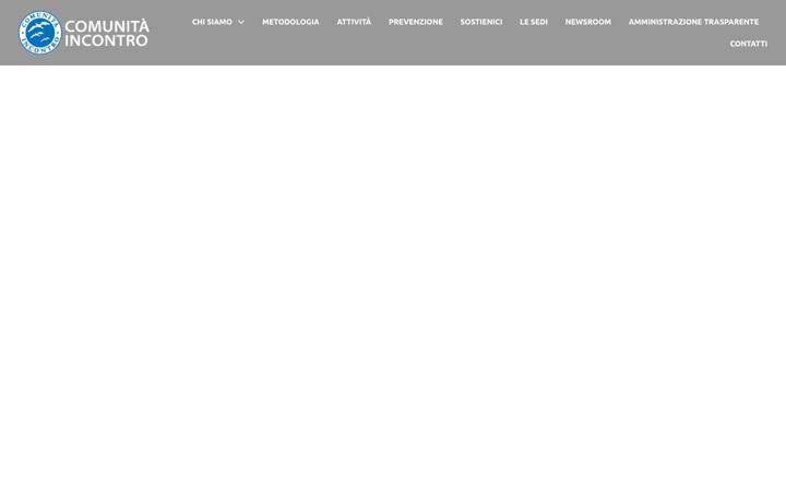 Screenshot stránky comunitaincontro.org