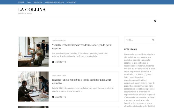 Screenshot of comunitalacollina.it