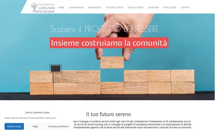 Screenshot of comunitamarscianese.it