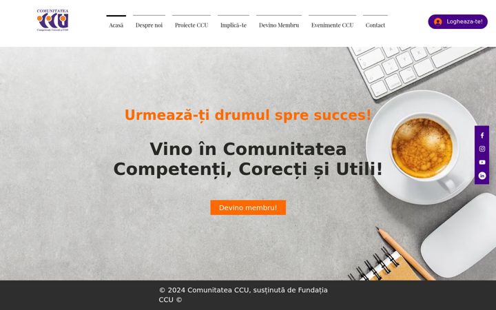 Screenshot of comunitateaccu.ro