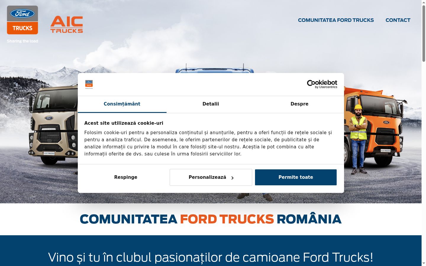 Screenshot van de toestemmingsbanner zoals getoond vóór enige interactie