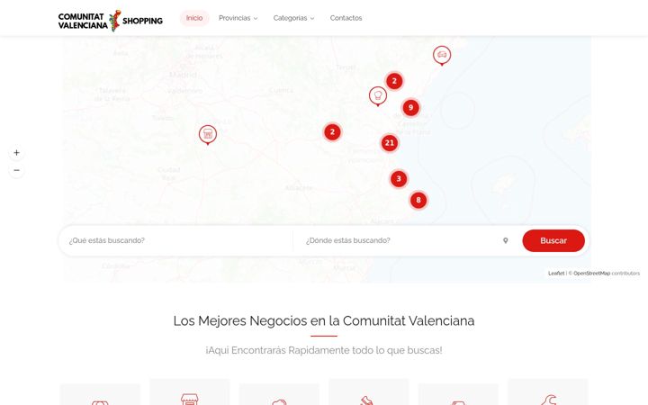 Screenshot of comunitatvalencianashopping.es