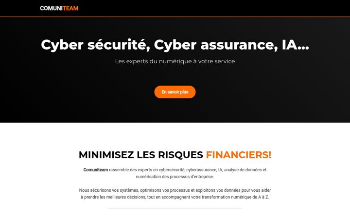 Screenshot of comuniteam.org