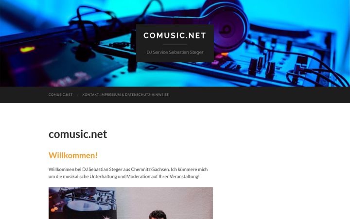 Screenshot of comusic.net