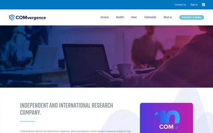 Screenshot of comvergence.net