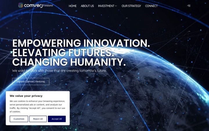 Screenshot of comverj.com