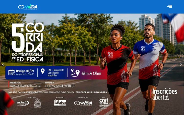 Screenshot of comvidaorganiza.com.br