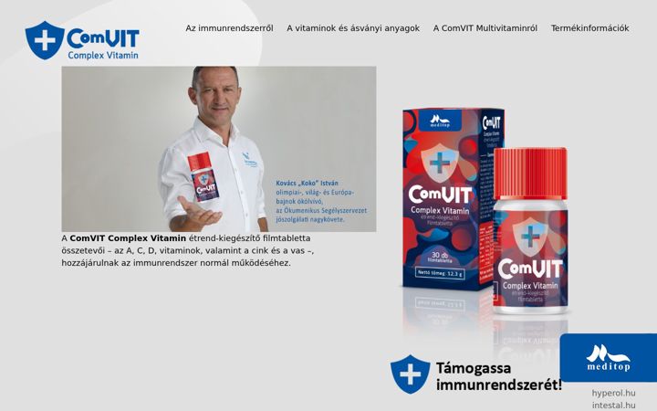 Screenshot of comvit.hu