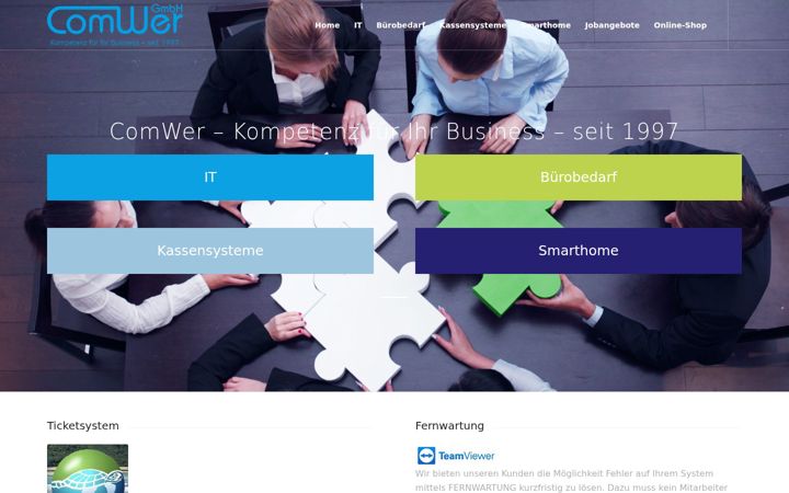Screenshot of comwer.de