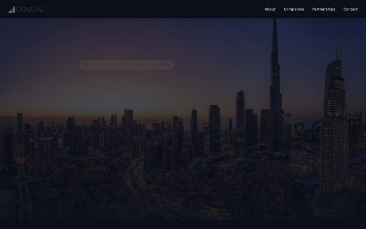 Screenshot of comzal.com