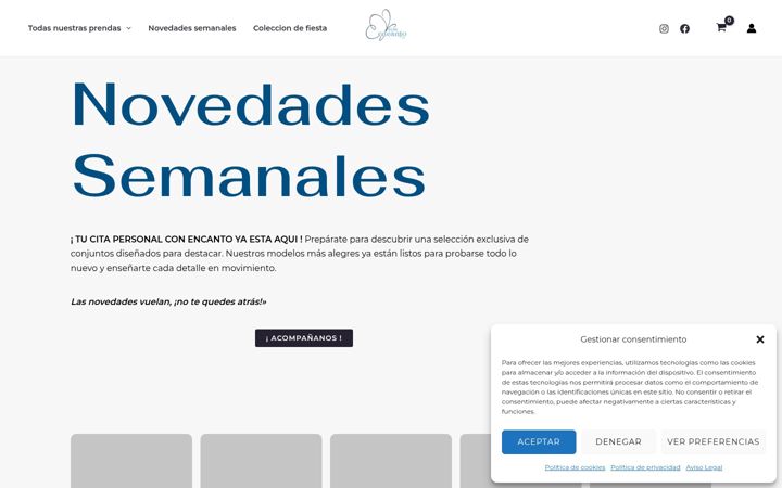 Screenshot of con-encanto.es