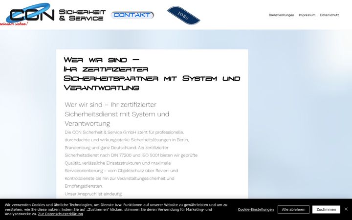 Screenshot of con-sicherheit-service.com