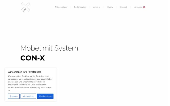 Screenshot of con-x.de