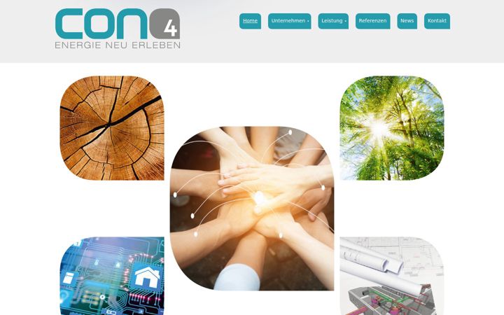 Screenshot of con4.at