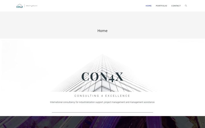 Screenshot of con4x.com
