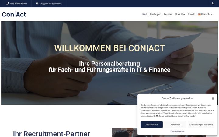 Screenshot of conact-group.com