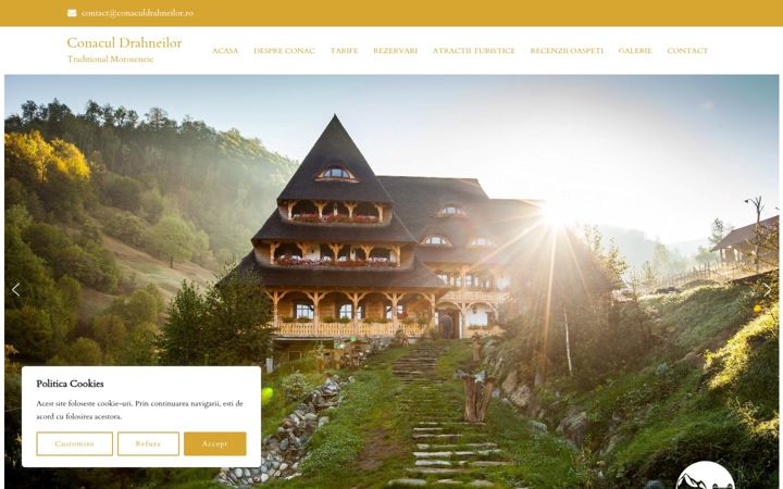 Screenshot of conaculdrahneilor.ro