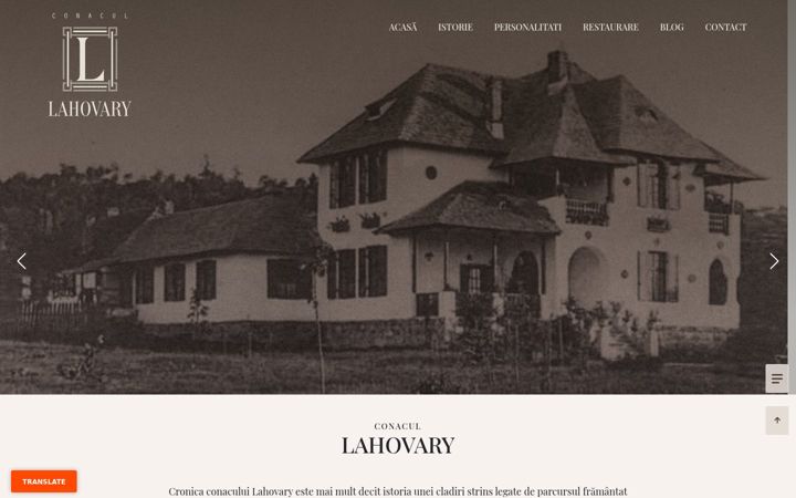 Screenshot of conacullahovary.ro