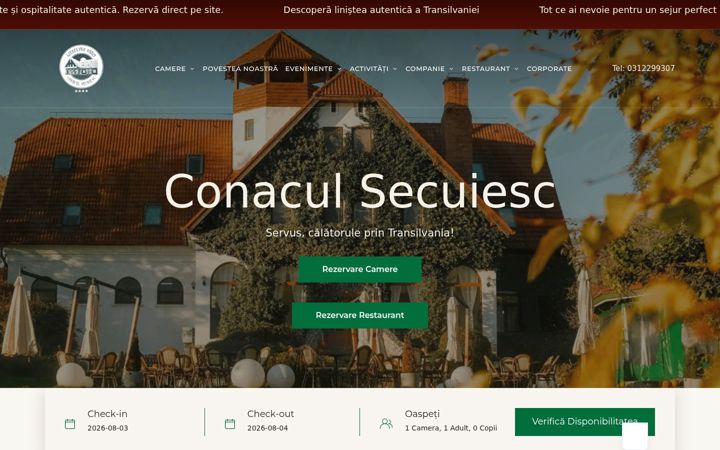 Screenshot van conaculsecuiesc.ro