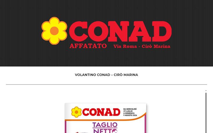 Screenshot of conadaffatato.it