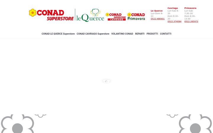 Screenshot of conadreggioemilia.it
