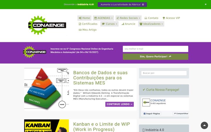 Screenshot of conaenge.com.br