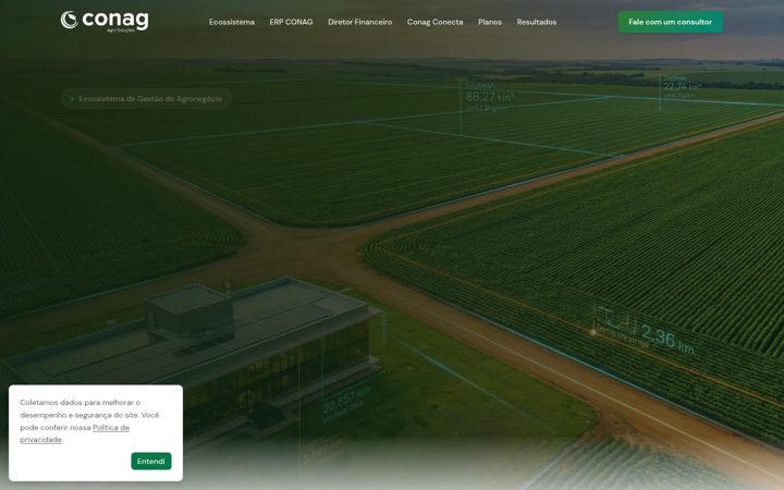 Captura de ecrã de conag.com.br
