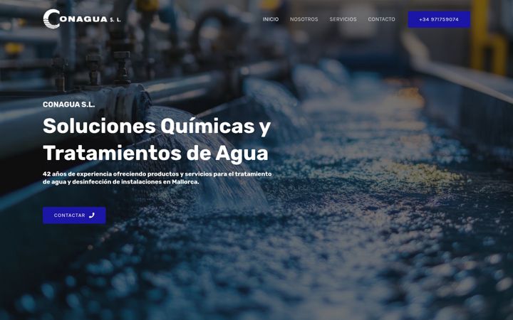 Screenshot of conagua.es
