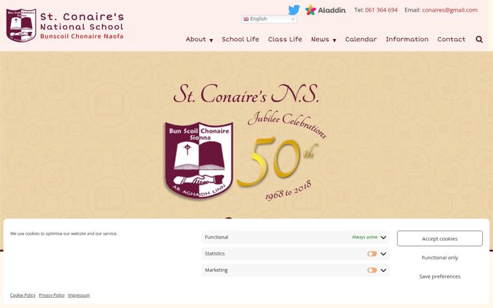 Capture d'écran de conaires.ie