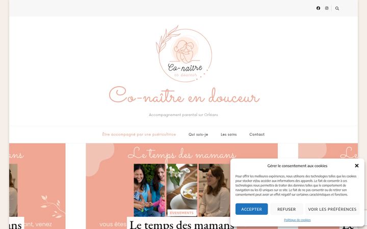 Screenshot di conaitreendouceur.fr