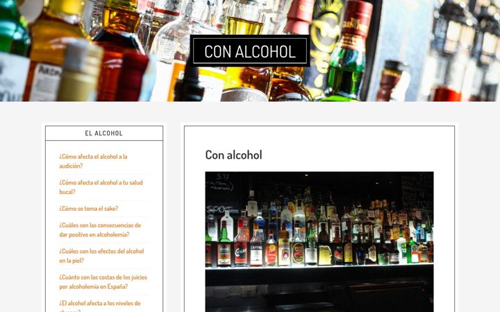Screenshot of conalcohol.com