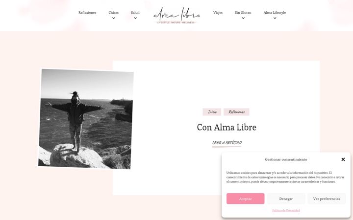 Screenshot of conalmalibre.com