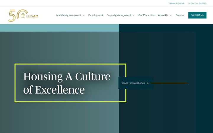 Screenshot of conam.com