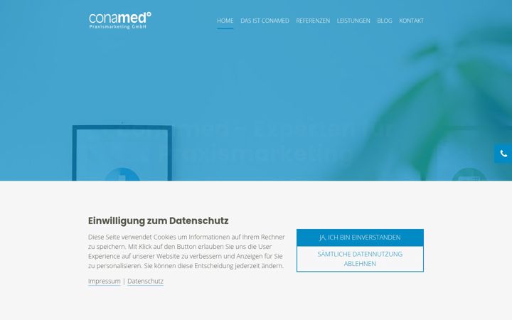 Screenshot of conamed.de