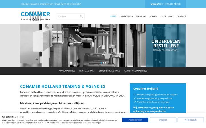 Screenshot of conamer.nl