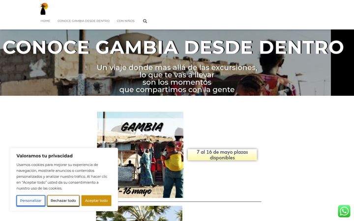 Screenshot of conarenaenlospies.com