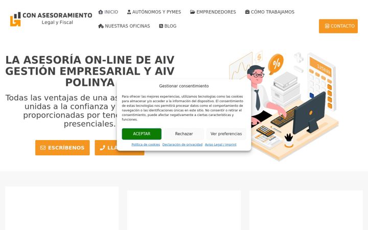 Screenshot of conasesoramiento.com