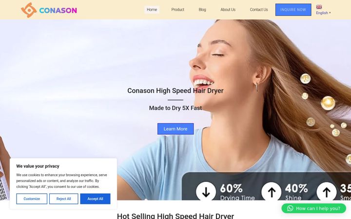 Screenshot of conason.com