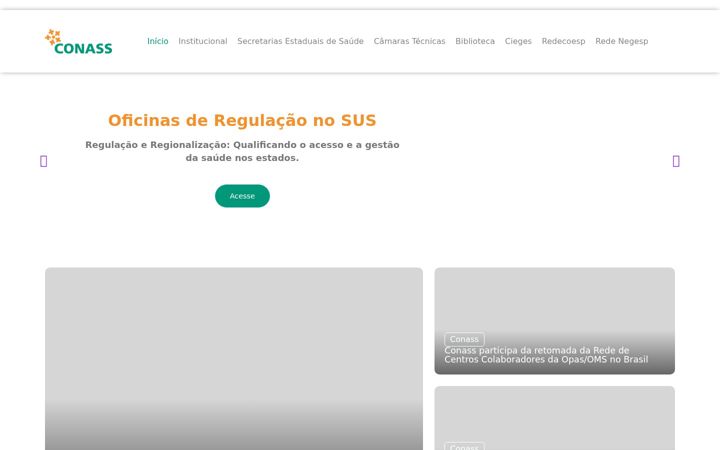 Screenshot di conass.org.br