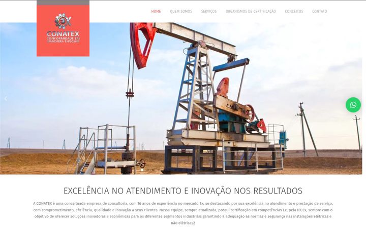 Screenshot di conatex.com.br