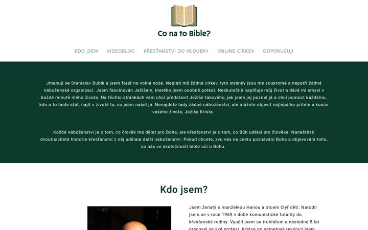 Screenshot van conatobible.cz