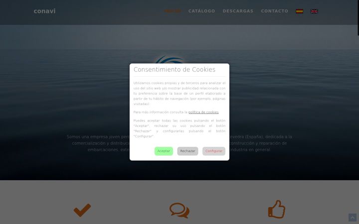 Screenshot of conavi.es
