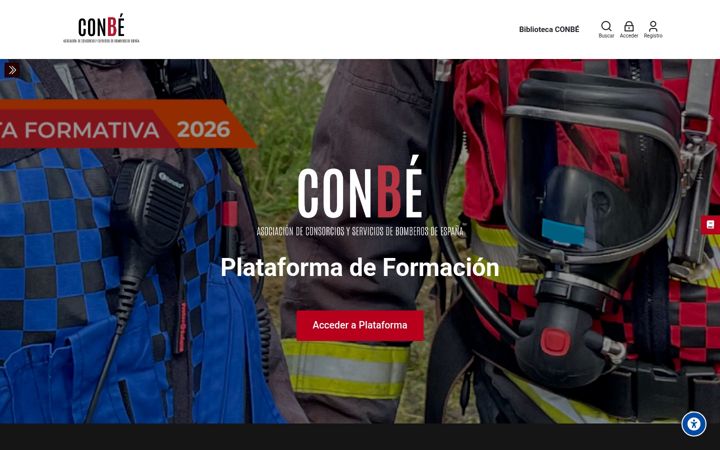 Screenshot of conbeformacion.org