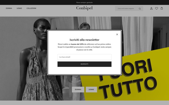 Screenshot of conbipel.com