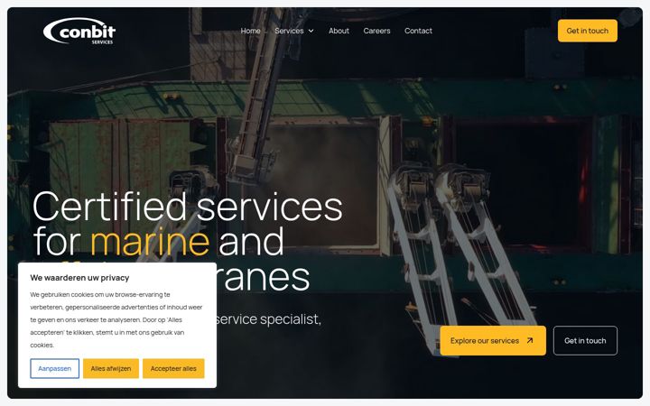 Screenshot of conbitservices.nl